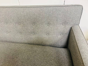 1970 Scandinavian New Upholstered Sofa 84" W.