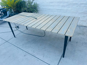 Wooden Outdoor Patio Table 83x36x30