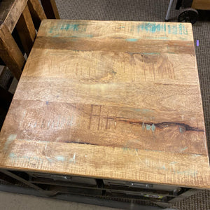 End Table Double Side Chest Drawer 24x24x25