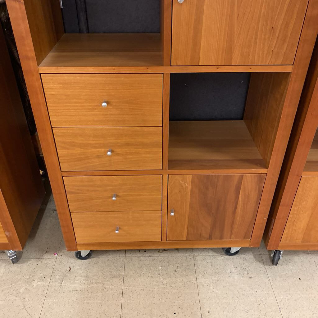 Rolling Free Standing Shelf Unit (Each) 32x14x65