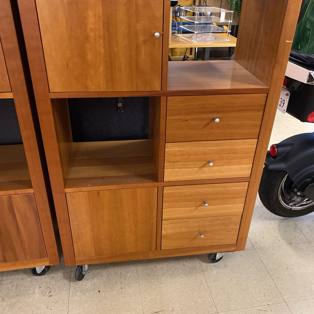 Rolling Free Standing Shelf Unit (Each) 32x14x65