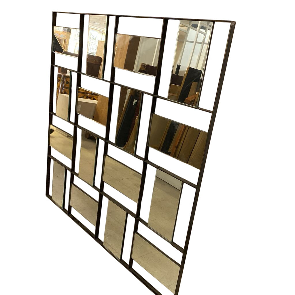 Modern Multi Faceted Mirror (9" x 59") by Miss Daisy's Consignment & Auction House