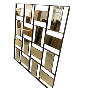 Modern Multi Faceted Mirror (9" x 59") by Miss Daisy's Consignment & Auction House