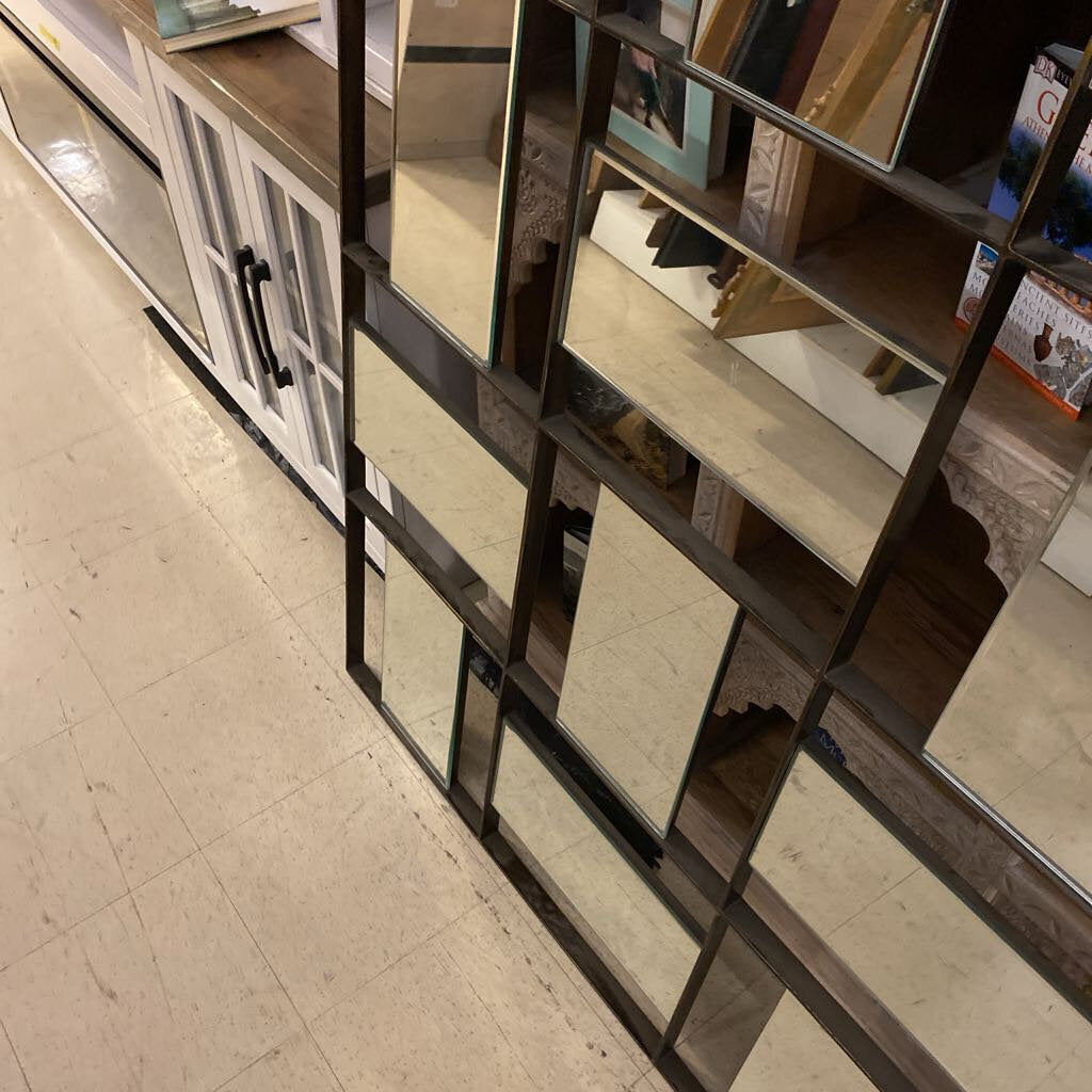 Modern Multi Faceted Mirror (9" x 59")