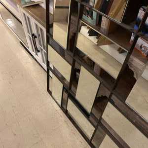 Modern Multi Faceted Mirror (9" x 59")