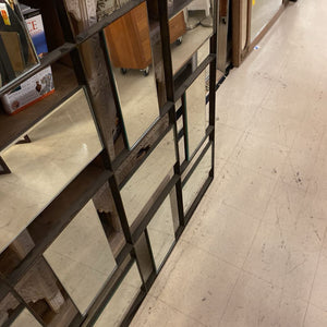 Modern Multi Faceted Mirror (9" x 59")