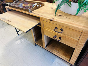 Rustic Wood Writing Desk 24x50x31