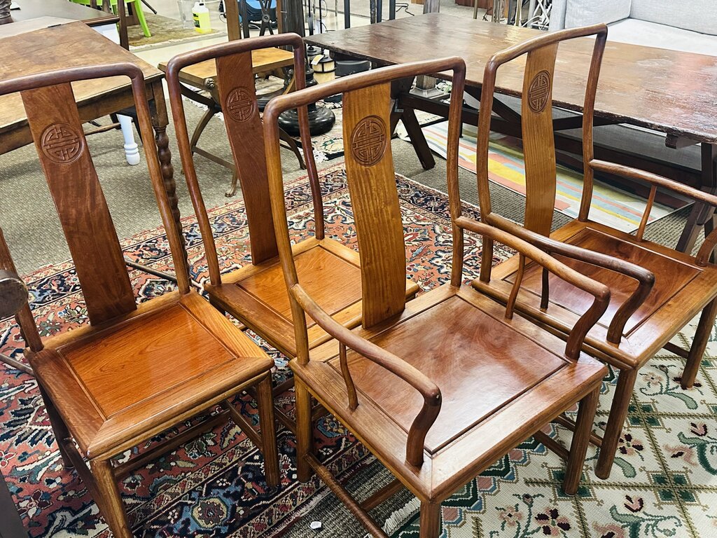 Chinese Rosewood Chairs ( pair)