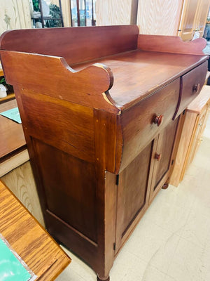 Antique Primitive Cupboard Cabinet 21x42x52