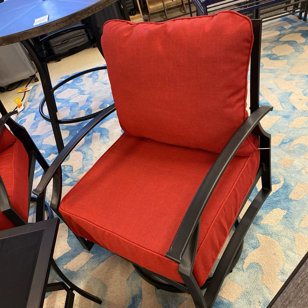 3 Piece Patio Set (2 Swivel rocking chairs+ table )