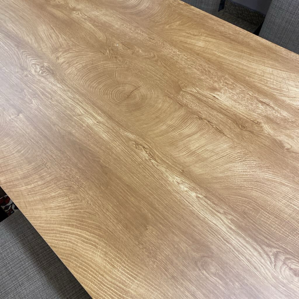 Rectangular Wood Top Dining Table 68 X 35 X 31