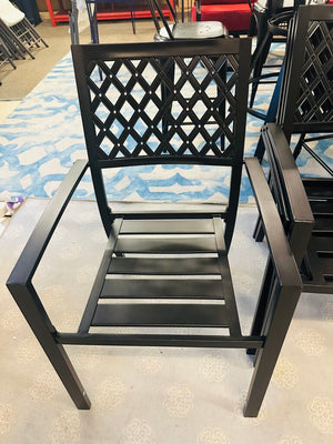Stackable Metal Patio Dining Chairs (set of 4)