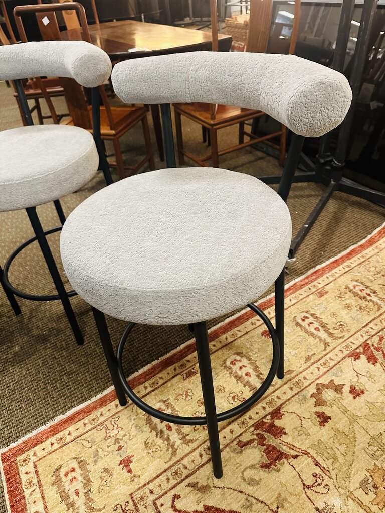 Modern Upholstered Counter Stools (set of 3)