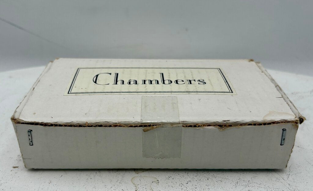 Chambers India Silver Plated Nickel Snack/Trinket Dish w/Box