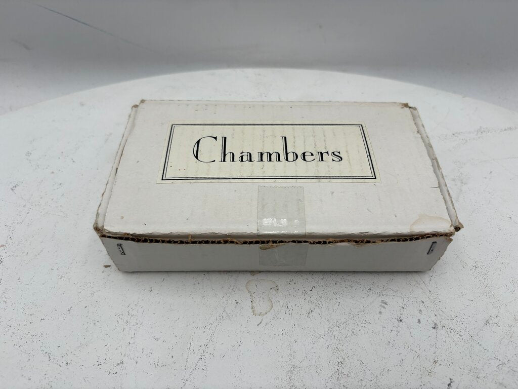 Chambers India Silver Plated Nickel Snack/Trinket Dish w/Box