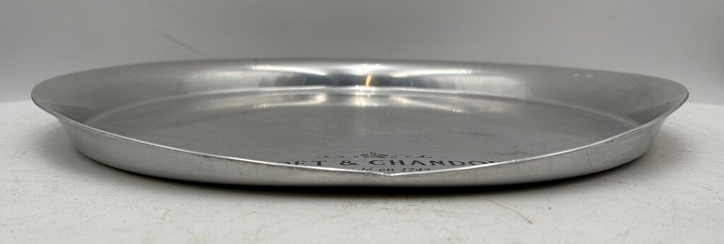 Moet Chandon French Polished Stainless Commemorative Serving Tray