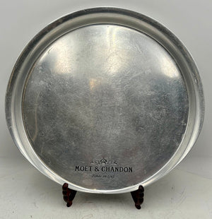 Moet Chandon French Polished Stainless Commemorative Serving Tray