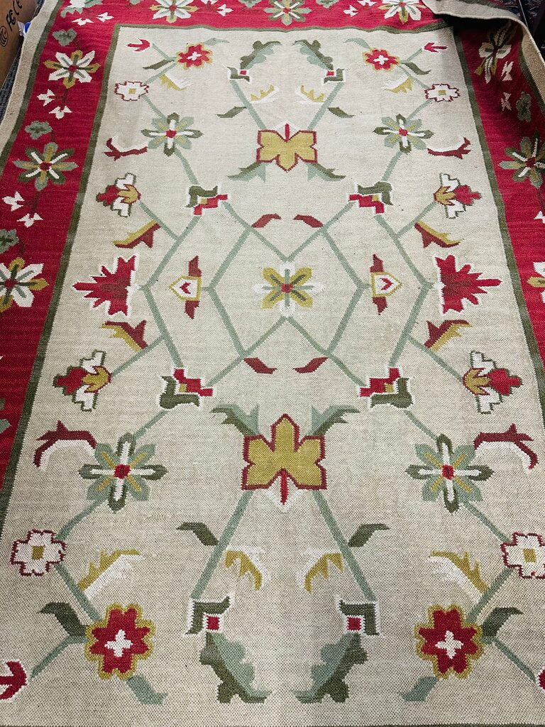 Turkish Wool Flat Wave Kilim 108x172