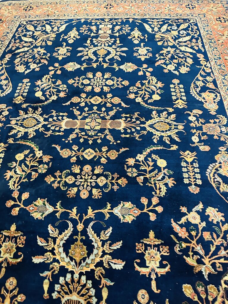 Persian Sarough Wool Rug 110x146