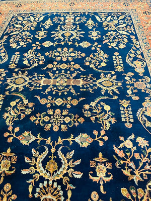 Persian Sarough Wool Rug 110x146