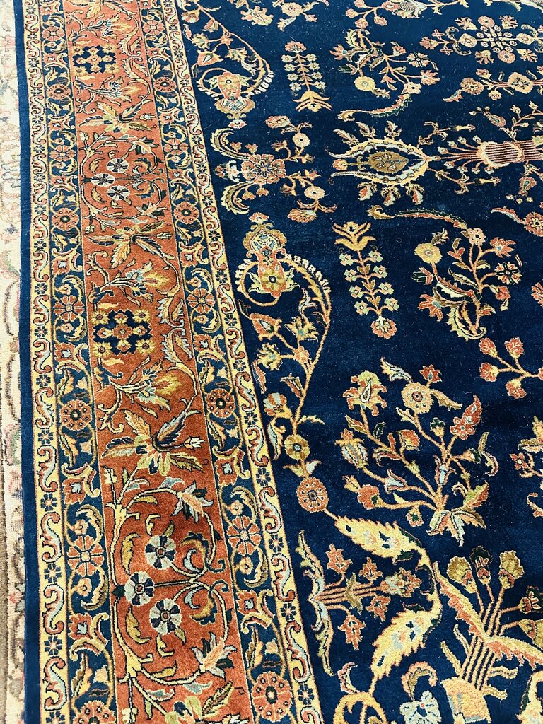 Persian Sarough Wool Rug 110x146