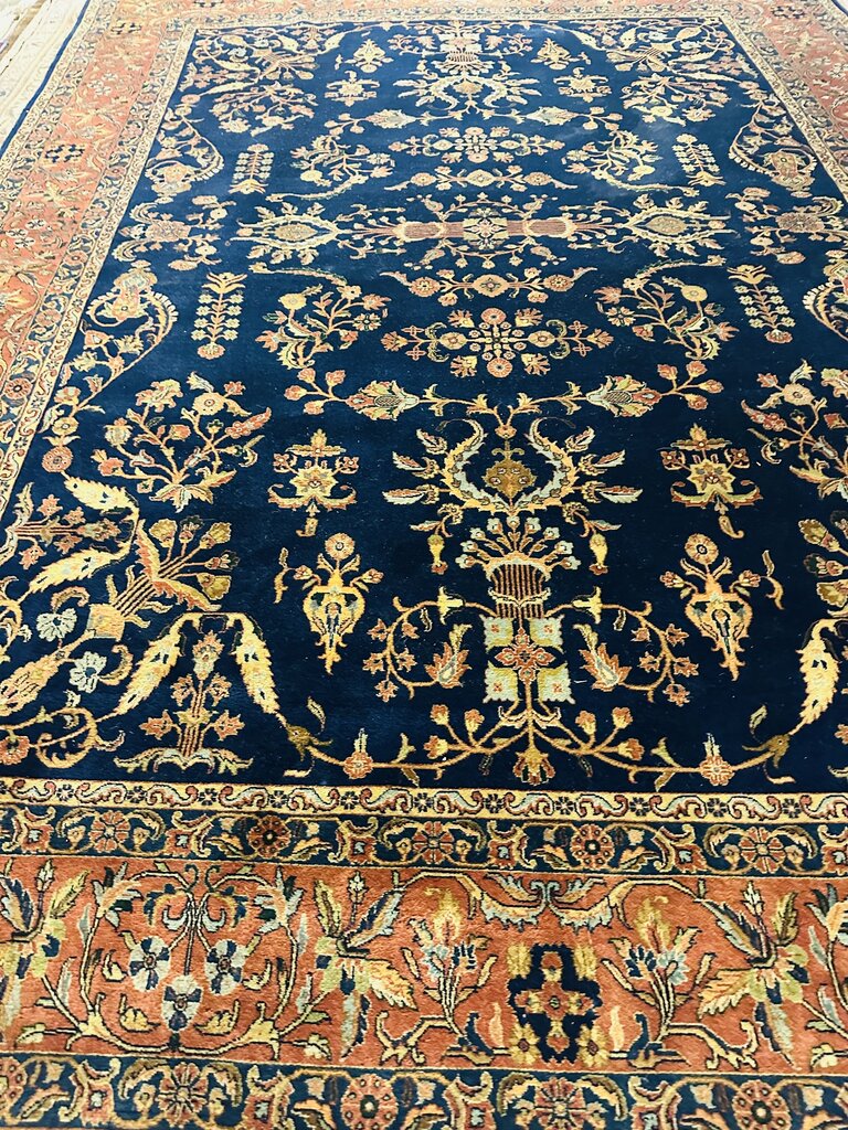 Persian Sarough Wool Rug 110x146