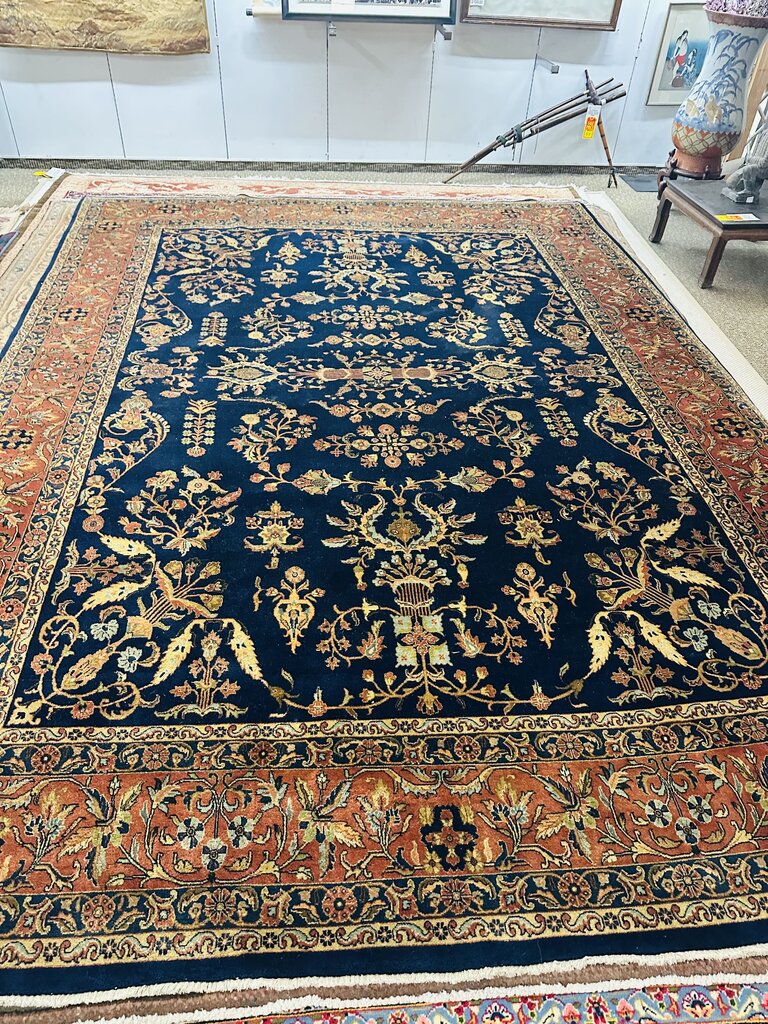 Persian Sarough Wool Rug 110x146