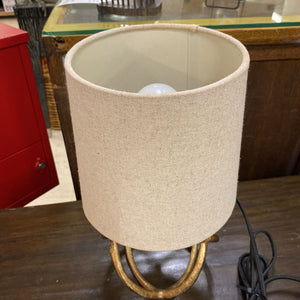 Gold Cast Sphere Accent Lamp