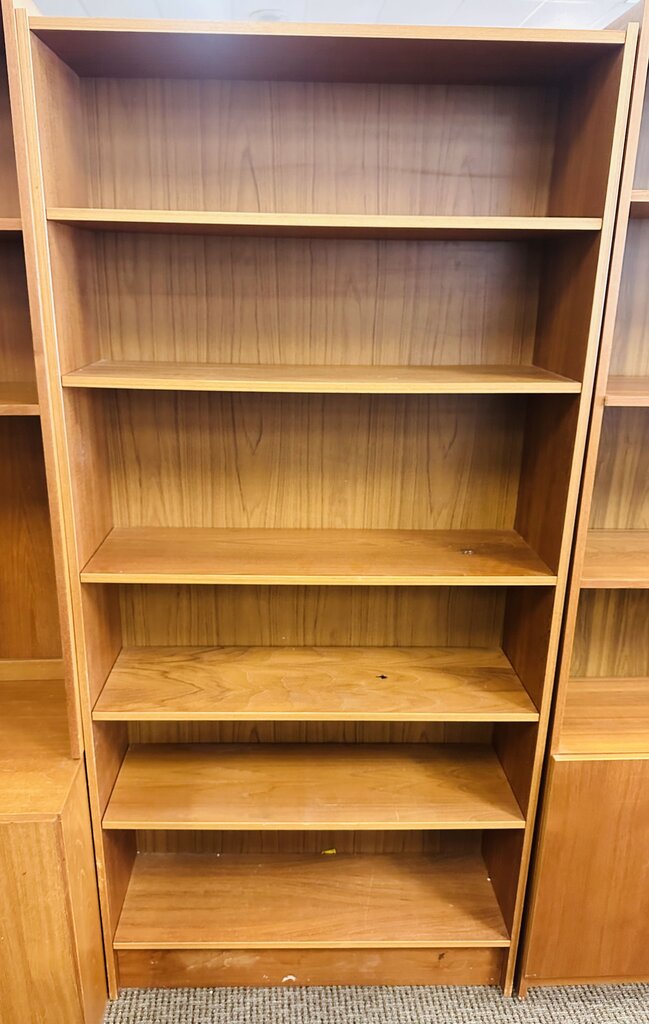 Teak Danish Style Bookcase 37x12x74