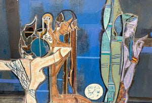 Lu Hong Full Moon & Water #65/68 Signed Serigraph on Rice Paper by Miss Daisy's Consignment & Auction House