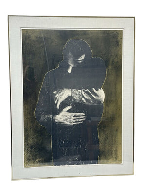 Rafael Canogar El Abrazo #10/25 1972 Original Signed Lithograph by Miss Daisy's Consignment & Auction House
