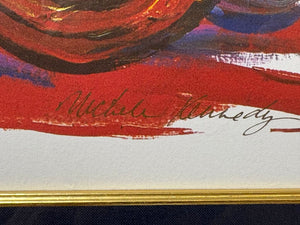 Michele Richard Kennedy Red Tulips #14/100 Signed Lithograph by Miss Daisy's Consignment & Auction House