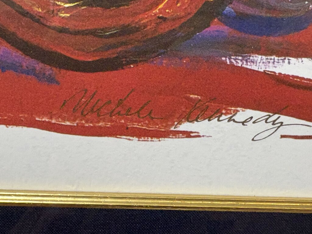 Michele Richard Kennedy Red Tulips #14/100 Signed Lithograph