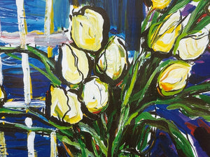 Michele Richard Kennedy Red Tulips #14/100 Signed Lithograph