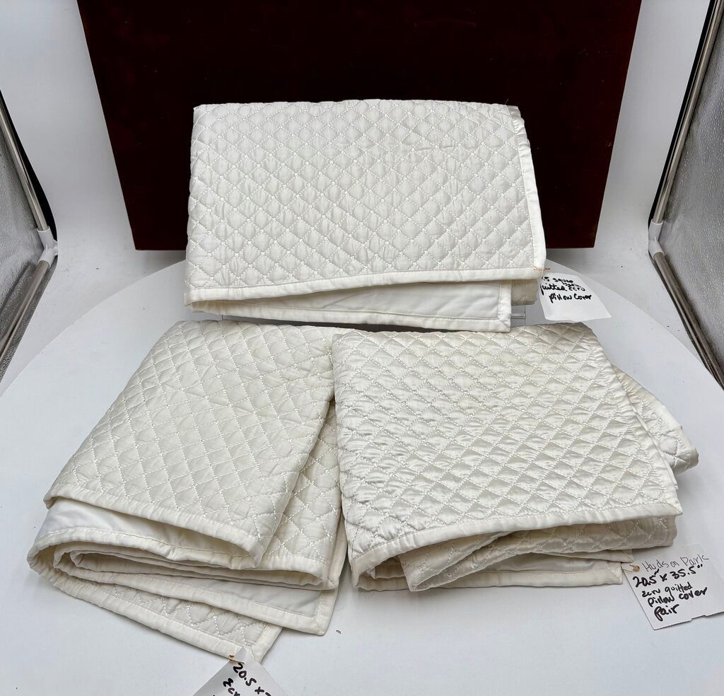 Hudson Park Collection Double Diamond Quilted Standard Sham