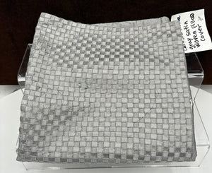 Callisto Home Woven Gray Satin Pillow Sham