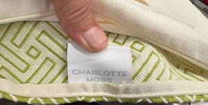 Charlotte Moss Green Greek Key & Pagoda Pillow Sham