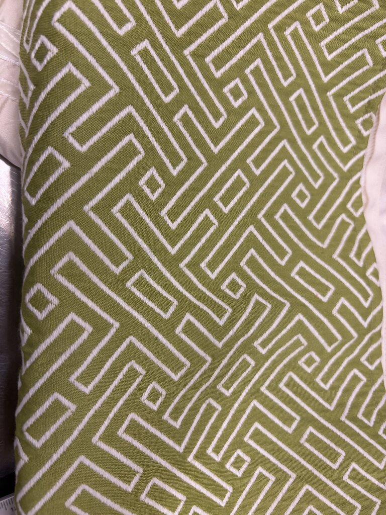 Charlotte Moss Green Greek Key & Pagoda Pillow Sham