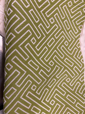 Charlotte Moss Green Greek Key & Pagoda Pillow Sham