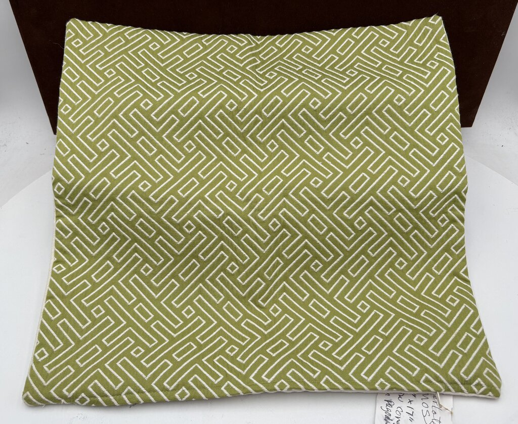 Charlotte Moss Green Greek Key & Pagoda Pillow Sham