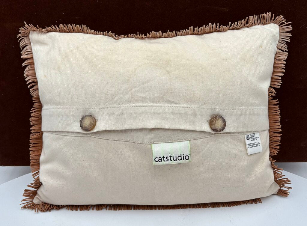 CatStudio Embroidered I Love Grandpa Lumbar Pillow