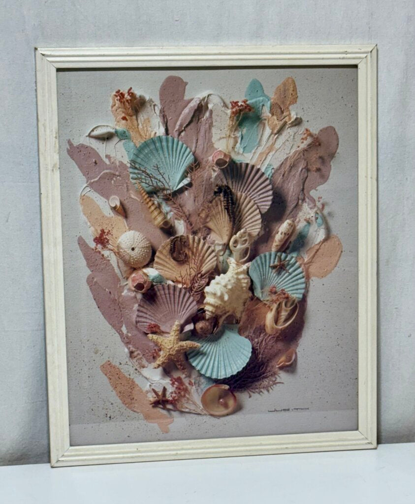 Judith Photographic Print Mixed Media Seashell Art