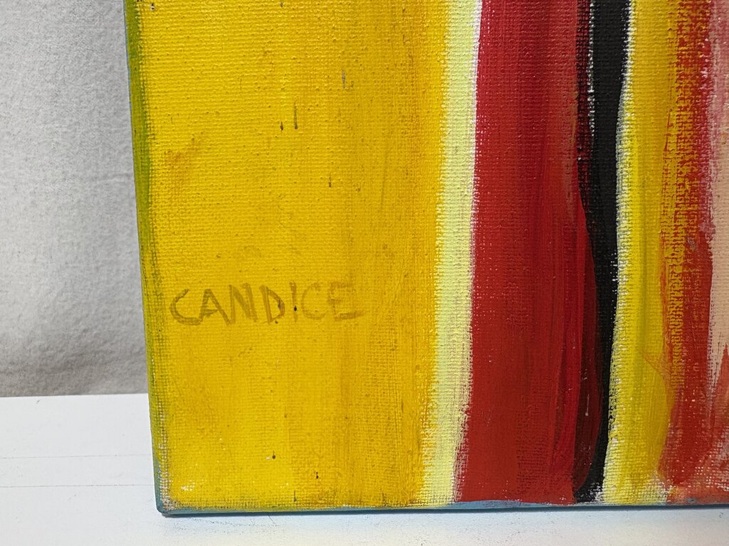 Candice Student Art Oil on Canvas Nuns with a Dove
