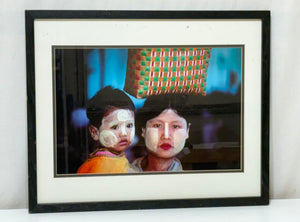 Jim Denny Myanmar Mother & Child Color Photograph