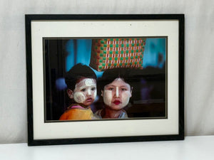 Jim Denny Myanmar Mother & Child Color Photograph