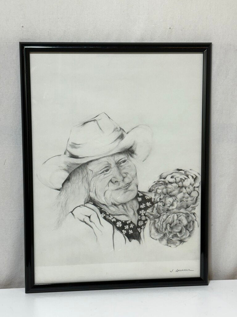 Patricia Spencer "Mexican Rose" Pencil Drawing