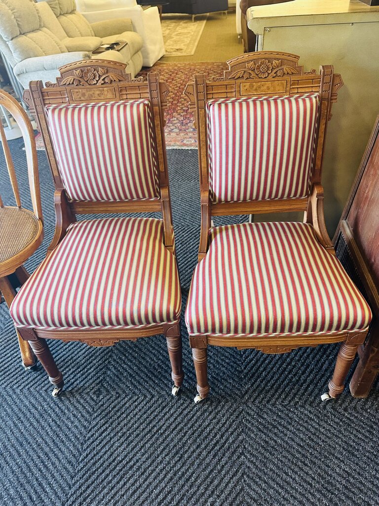 Antique Eastlake Dining Chairs (pair)