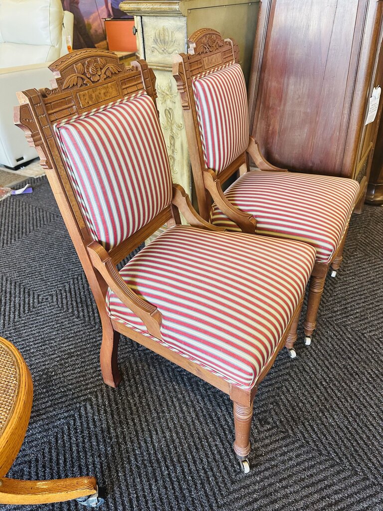 Antique Eastlake Dining Chairs (pair)