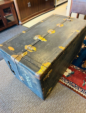 Antique Steamer Trunk Circa 1900 (23x42x23)
