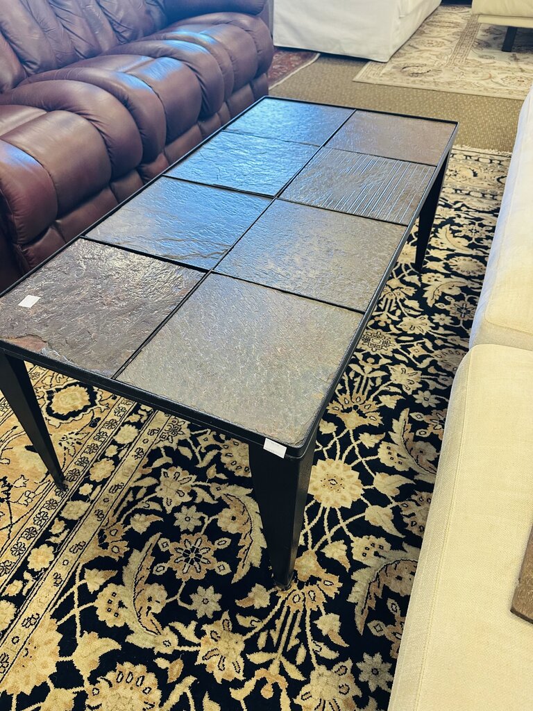 Tile Top Coffee Table 49x24x20
